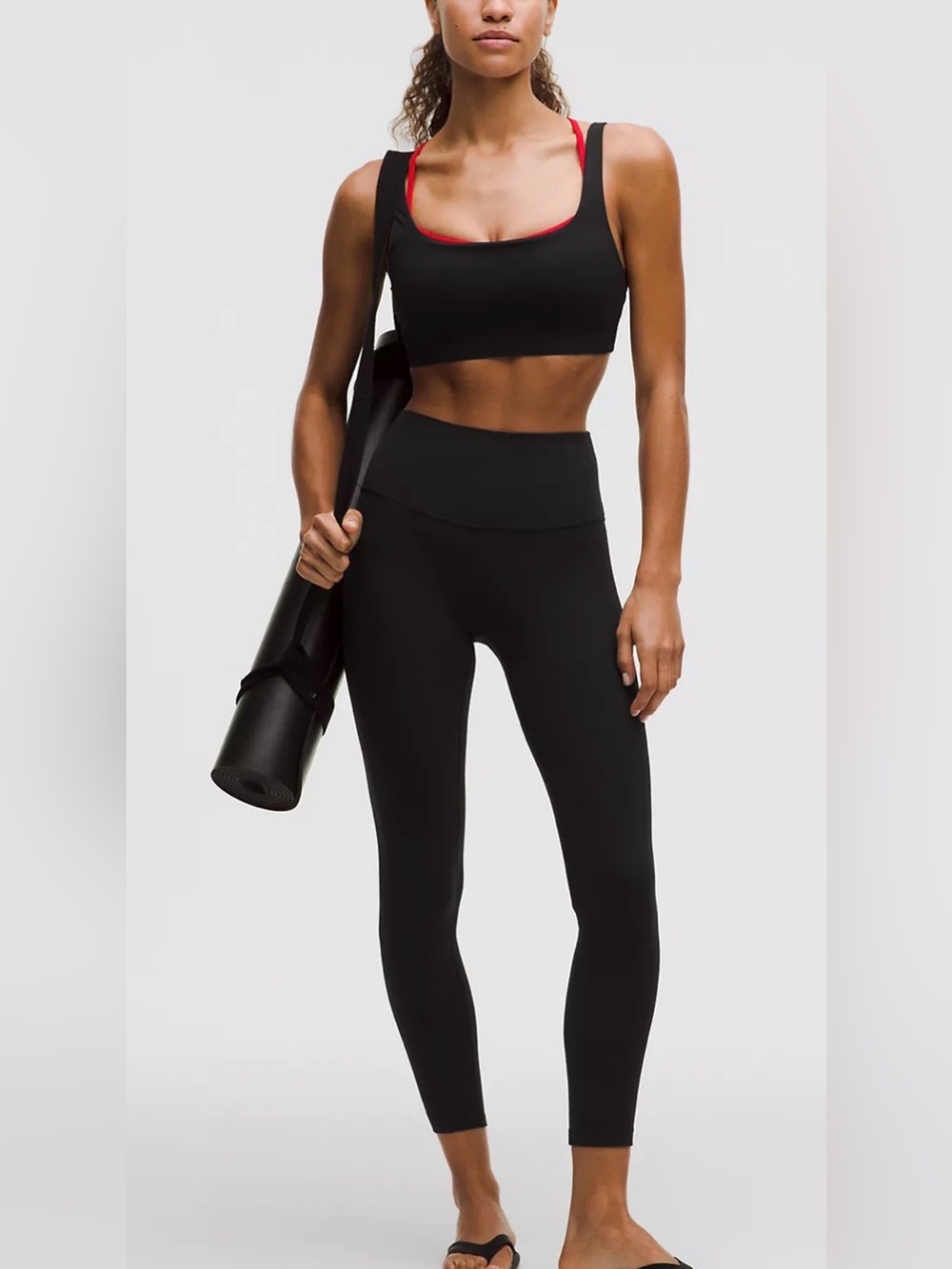 Lululemon align 25” High rise black leggings sz 8